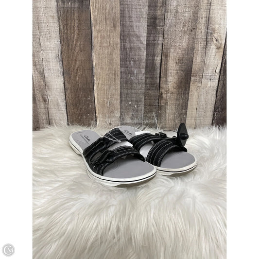Sandals Flats By Clarks In Multi-colored, Size: 8
