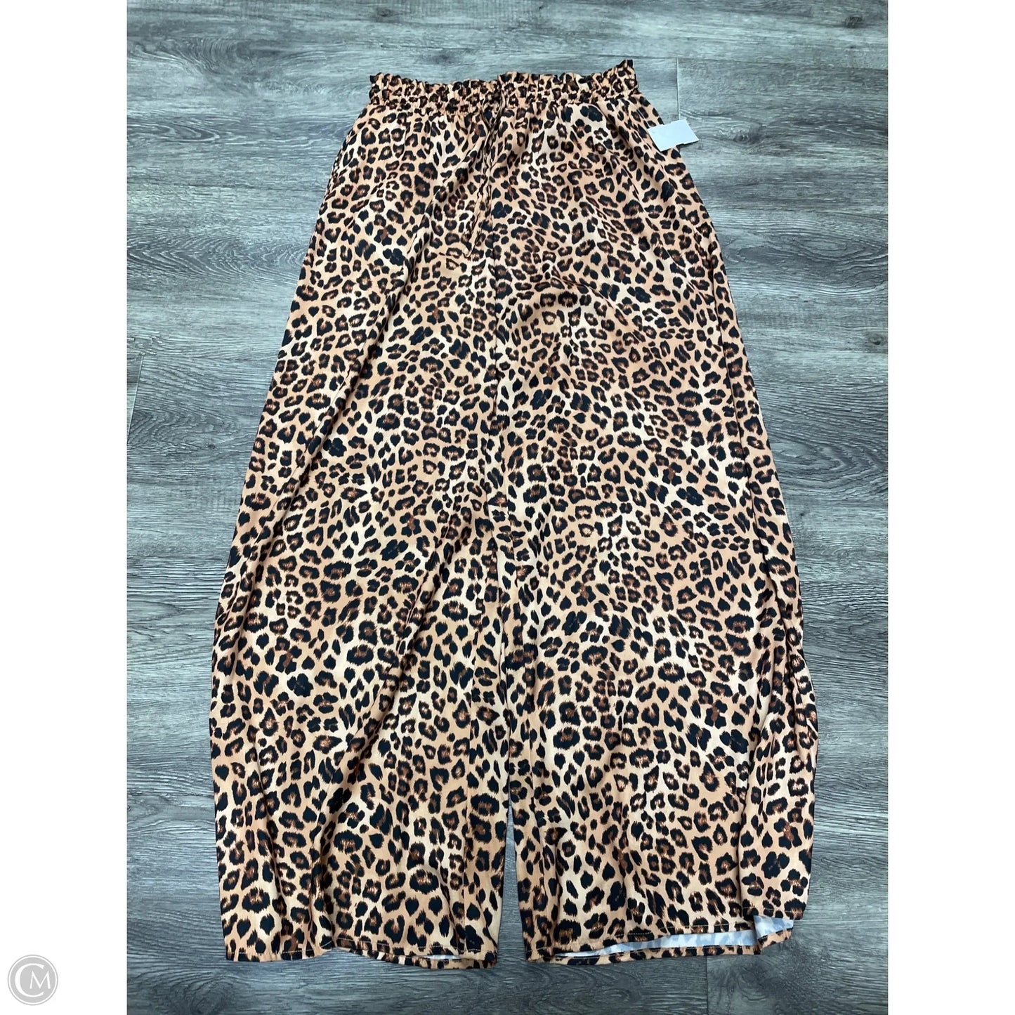 Pants Wide Leg By Cme In Animal Print, Size: Xs
