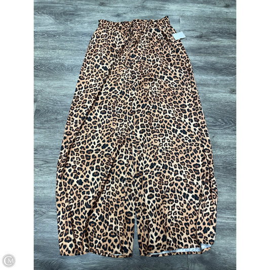Pants Wide Leg By Cme In Animal Print, Size: Xs
