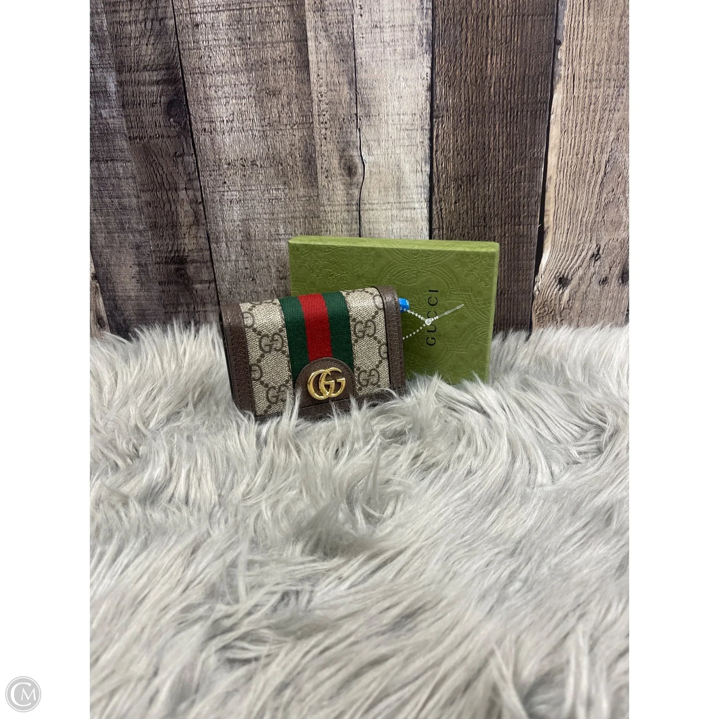 Wallet Luxury Designer By Gucci, Size: Small