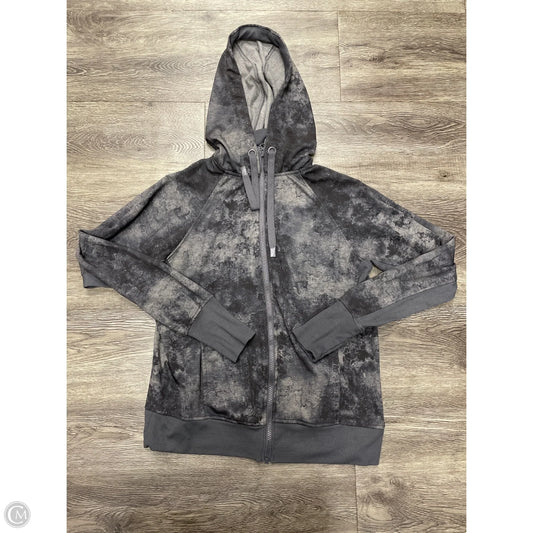 Athletic Jacket By Danskin In Grey, Size: M