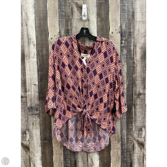 Top 3/4 Sleeve By Porridge In Multi-colored, Size: Xs