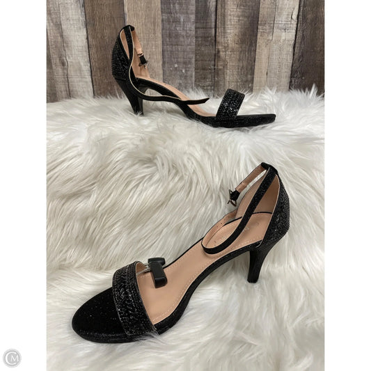 Sandals Heels Stiletto By Cme In Black, Size: 8.5