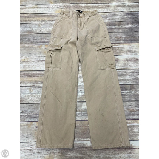 Jeans Straight By Fashion Nova In Tan, Size: 2
