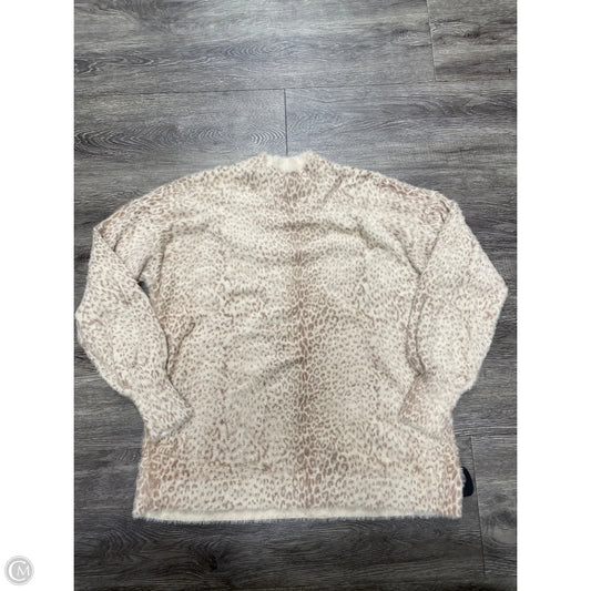 Sweater By Chicos In Animal Print, Size: L