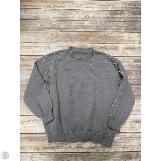 Sweater By Cmf In Grey, Size: 2x