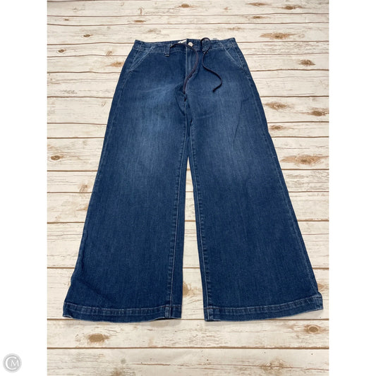 Jeans Cropped By Paige In Blue Denim, Size: 4