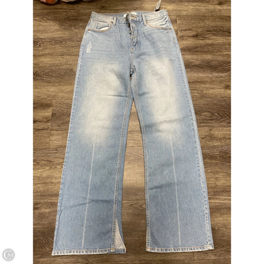 Jeans Wide Leg By Kancan In Blue Denim, Size: 8