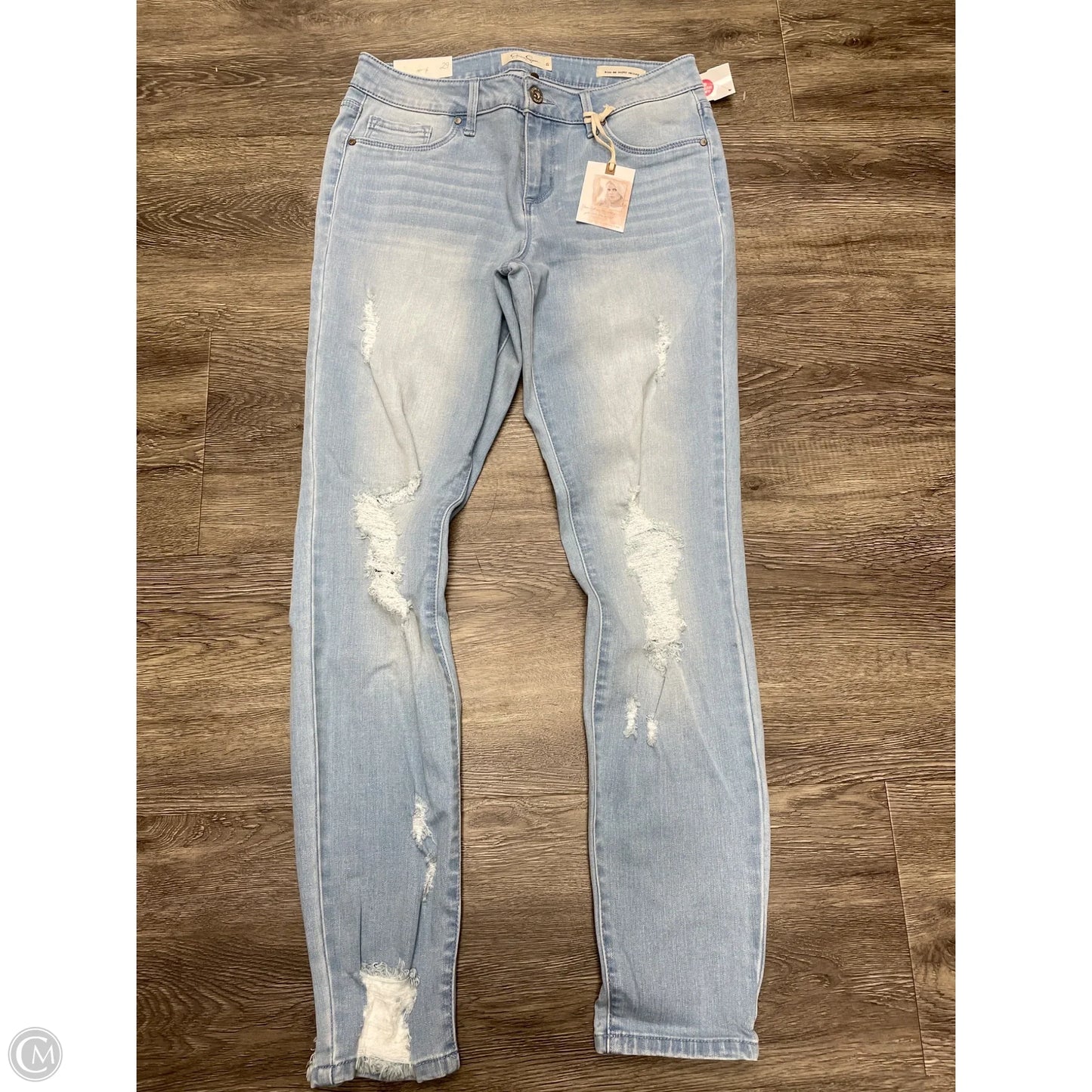 Jeans Skinny By Jessica Simpson In Blue Denim, Size: 8