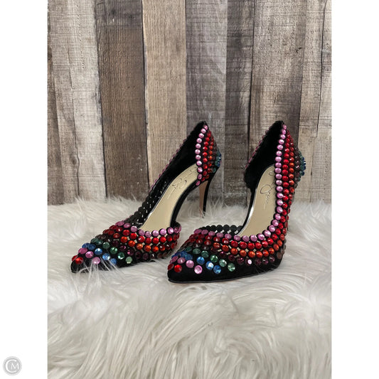 Shoes Heels Stiletto By Jessica Simpson In Multi-colored, Size: 10