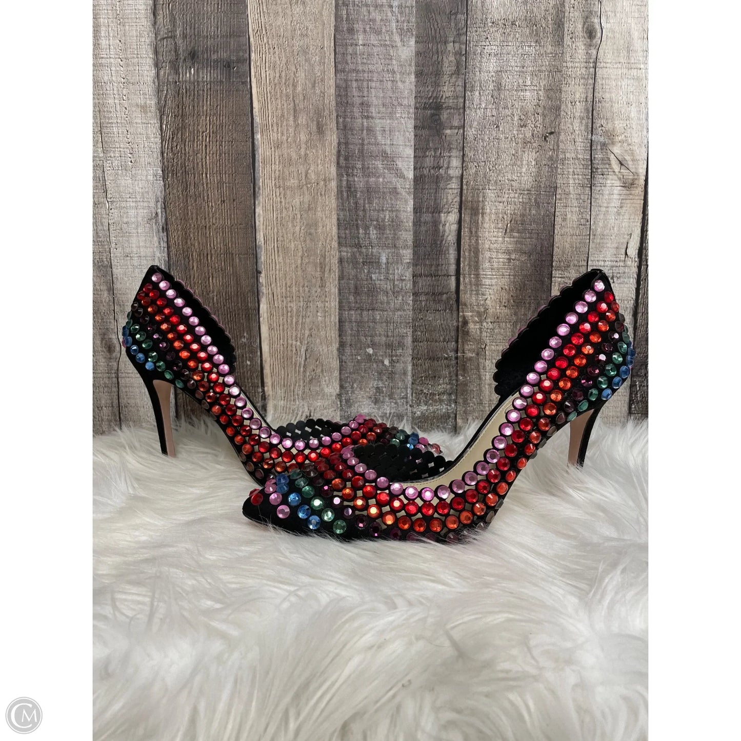 Shoes Heels Stiletto By Jessica Simpson In Multi-colored, Size: 10