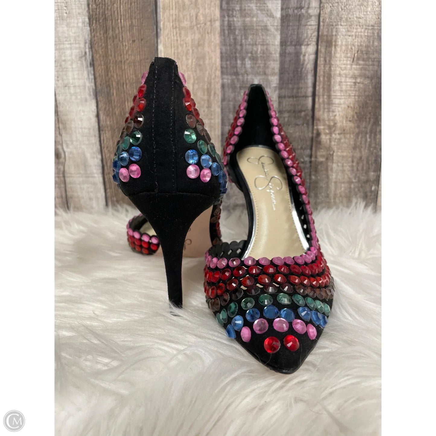 Shoes Heels Stiletto By Jessica Simpson In Multi-colored, Size: 10