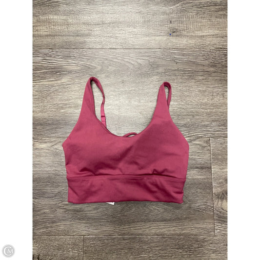Athletic Tank Top By Marika In Pink, Size: Xs