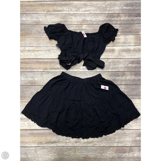 Skirt Set 2pc By Cme In Black, Size: L
