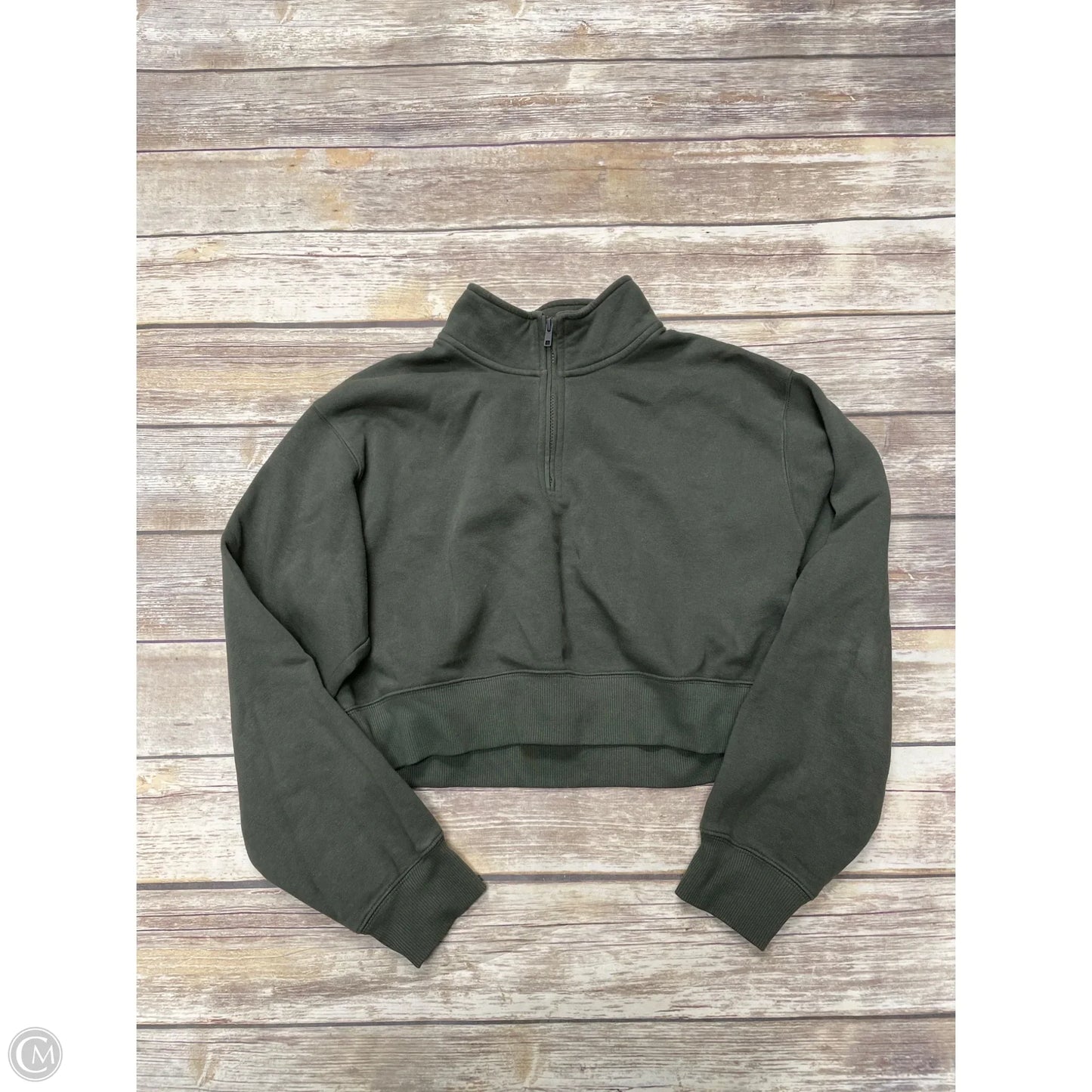 Top Long Sleeve By Bp In Green, Size: L
