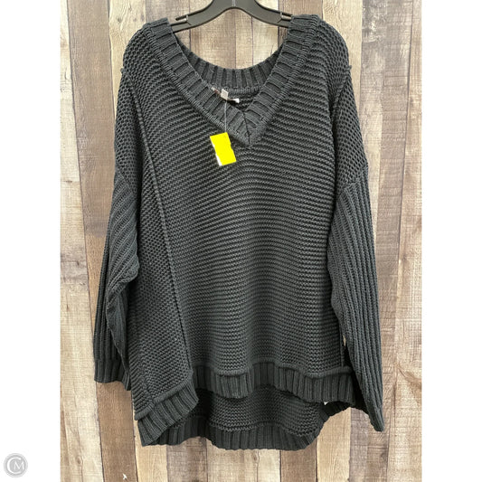 Sweater By Easel In Black, Size: Xl