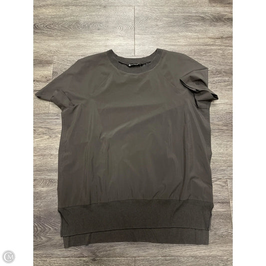 Athletic Top Short Sleeve By Athleta In Grey, Size: S
