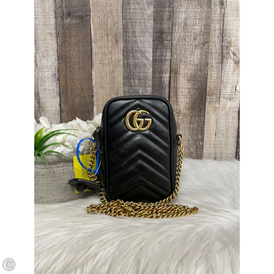 Crossbody Luxury Designer By Gucci, Size: Small