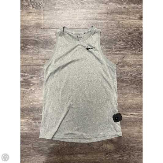 Athletic Tank Top By Nike In Grey, Size: Xs