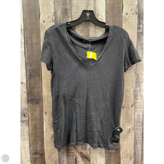 Top Short Sleeve By Universal Thread In Grey, Size: Xs