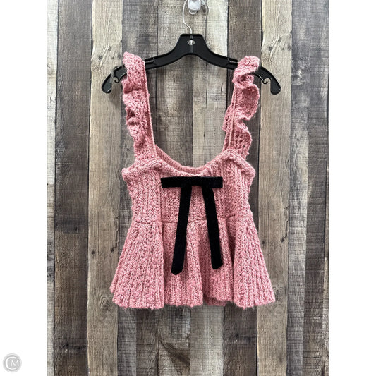 Top Sleeveless By Kimichi Blue In Pink, Size: M