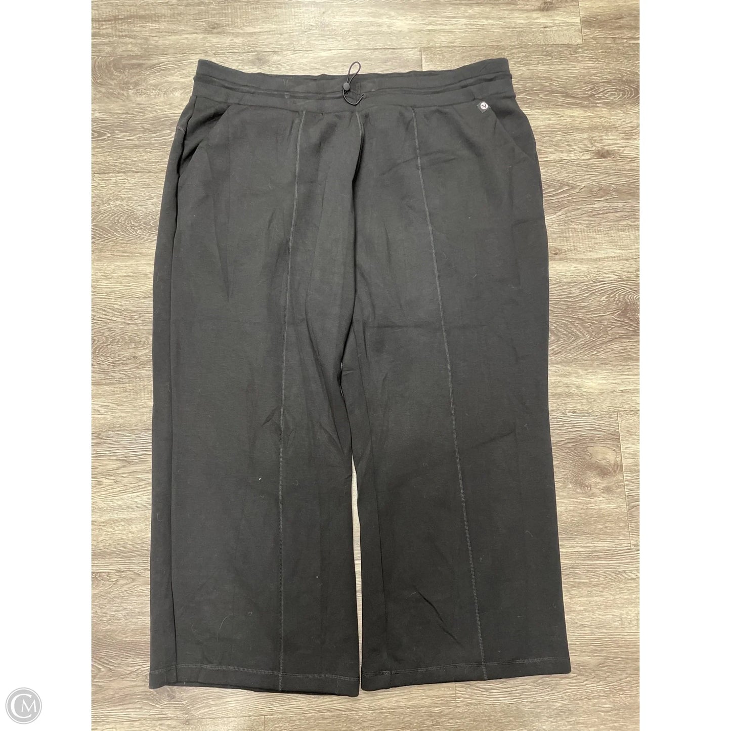 Pants Wide Leg By Livi Active In Black, Size: 4x