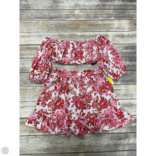 Skirt Set 2pc By Shein In Floral Print, Size: L