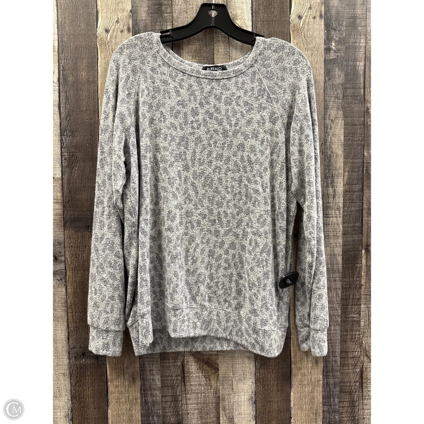 Top Long Sleeve By Buffalo David Bitton In Grey, Size: S