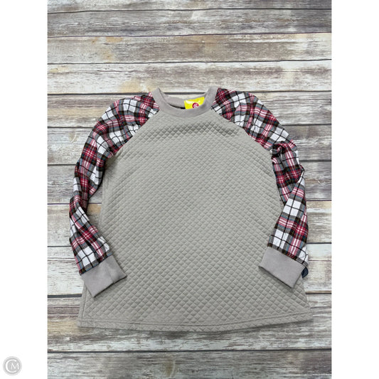 Top Long Sleeve By Shein In Tan, Size: S