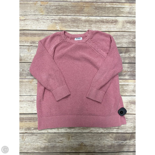 Sweater By Old Navy In Pink, Size: L