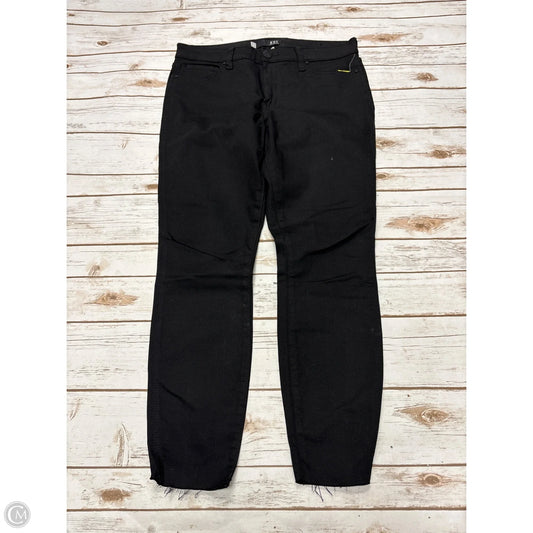 Jeans Straight By Kut In Black, Size: 12
