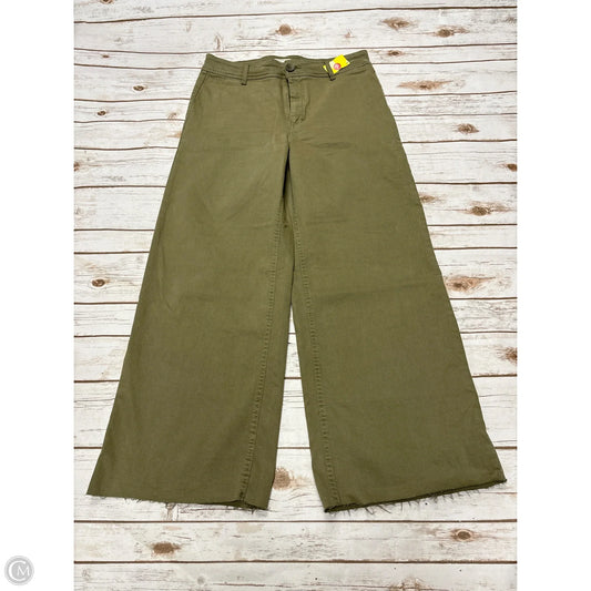 Jeans Wide Leg By Oat In Green, Size: 12