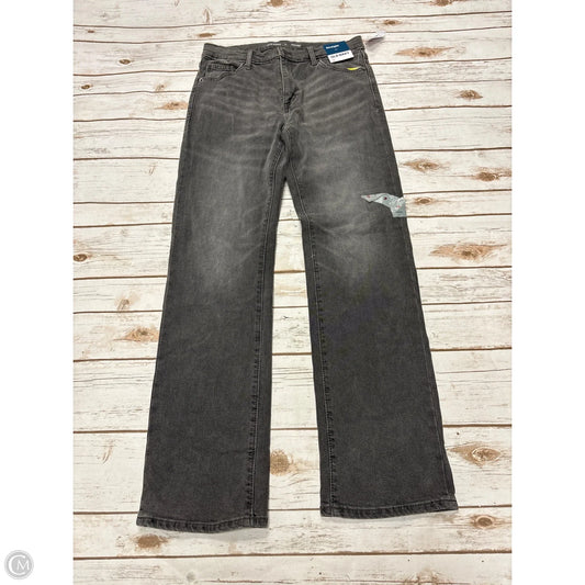 Jeans Straight By Old Navy In Grey Denim, Size: 18