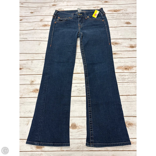 Jeans Boot Cut By True Religion In Blue Denim, Size: 12