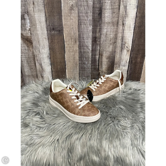 Shoes Designer By Coach In Tan, Size: 9.5