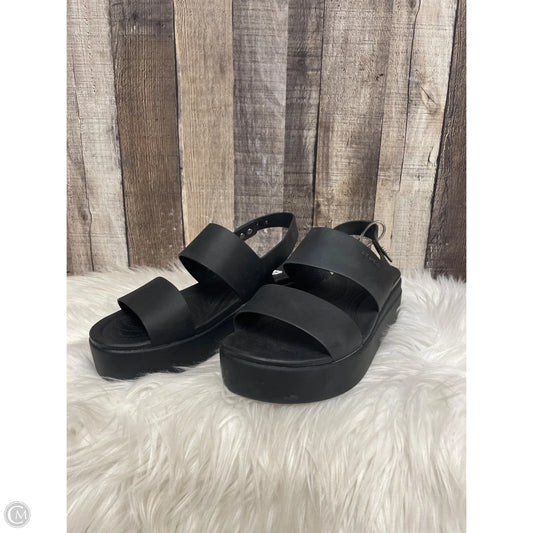 Sandals Heels Platform By Life Stride In Black, Size: 10