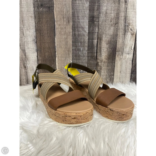 Sandals Heels Platform By Sorel In Multi-colored, Size: 10
