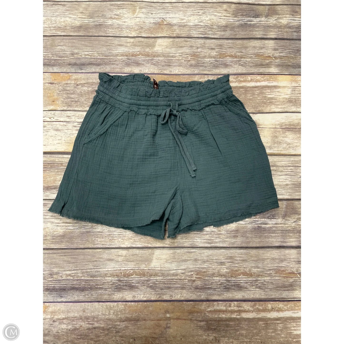 Shorts By Zenana In Green, Size: M