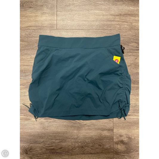 Athletic Skort By Columbia In Teal, Size: L
