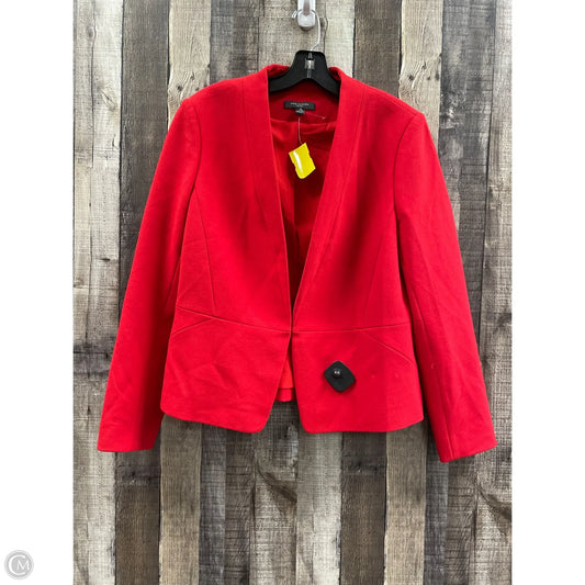 Blazer By Ann Taylor In Red, Size: Lp