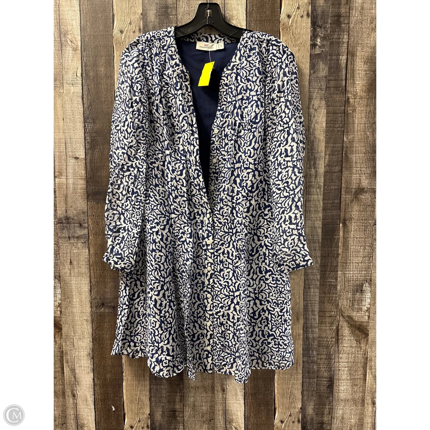 Dress Casual Short By Vineyard Vines In Blue & White, Size: Xs