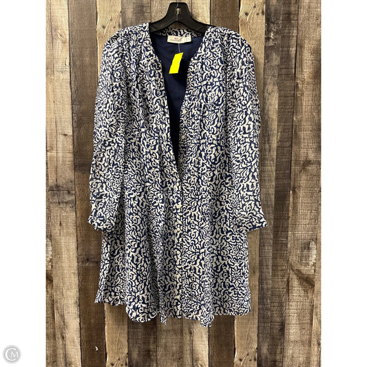 Dress Casual Short By Vineyard Vines In Blue & White, Size: Xs