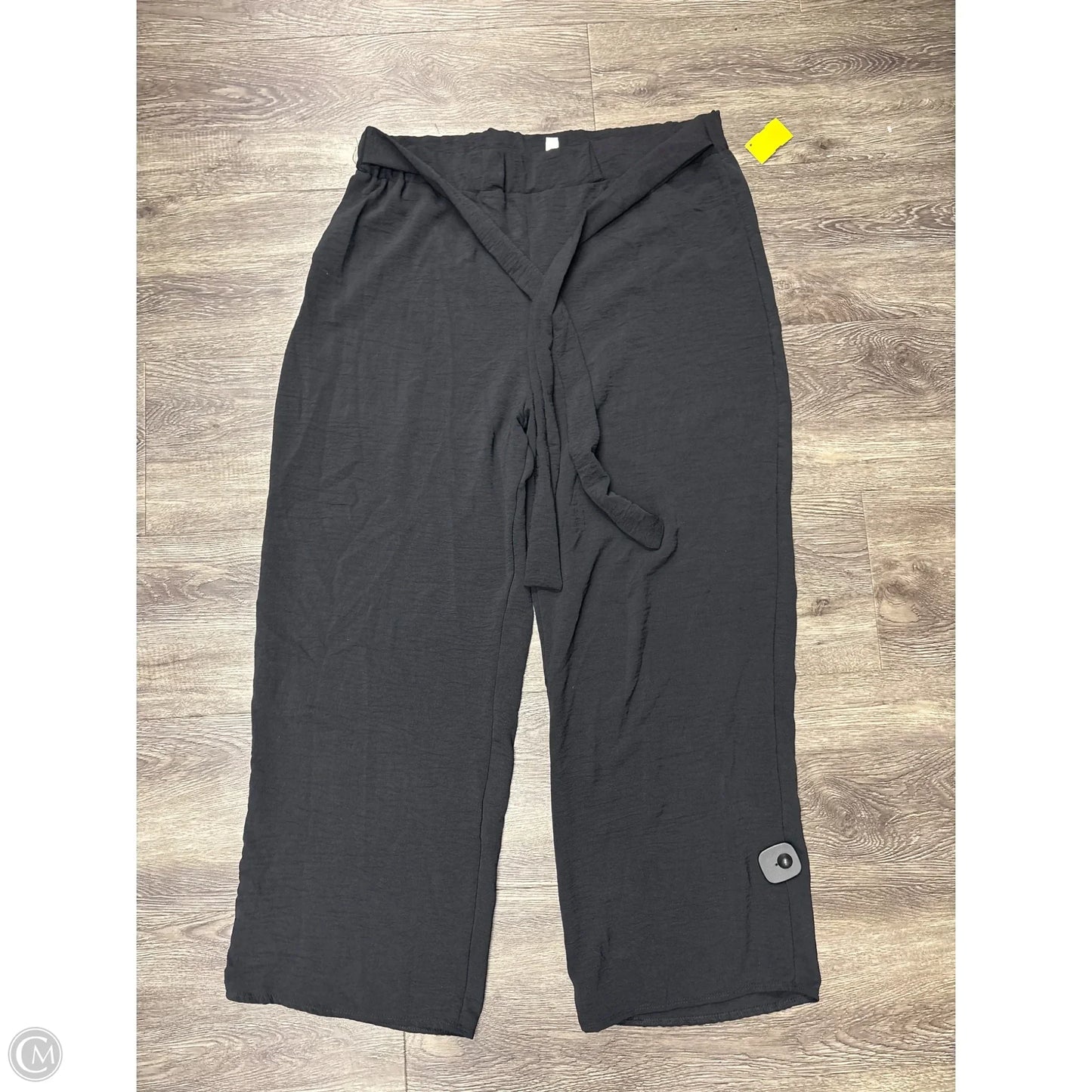 Pants Wide Leg By Maison Jules In Black, Size: 2x