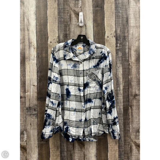 Top Long Sleeve By C And C In Multi-colored, Size: L