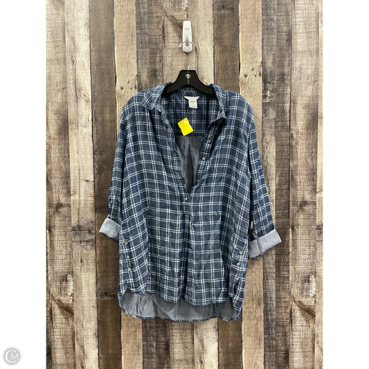 Top Long Sleeve By Multiples In Animal Print, Size: S