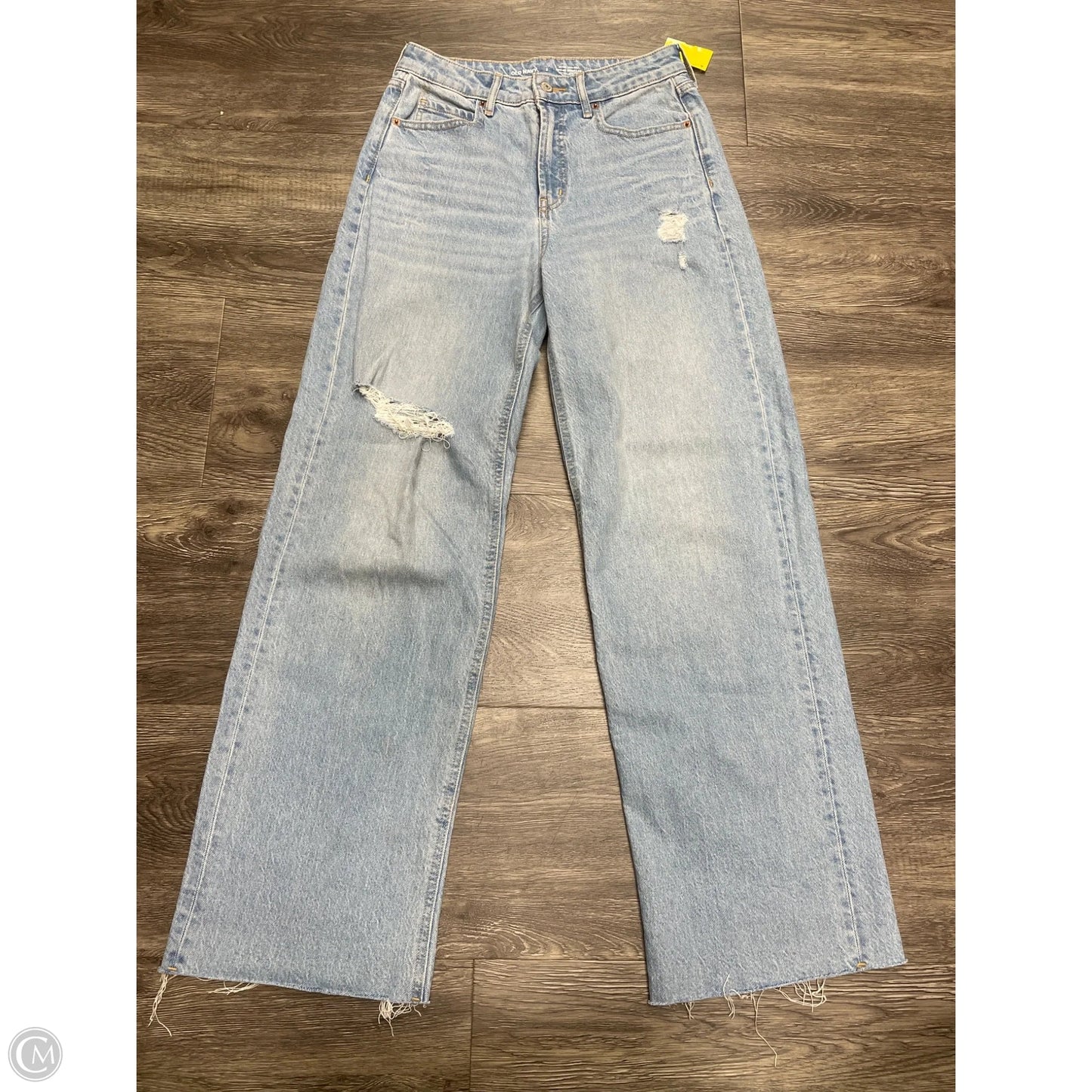 Jeans Wide Leg By Old Navy In Blue Denim, Size: 2