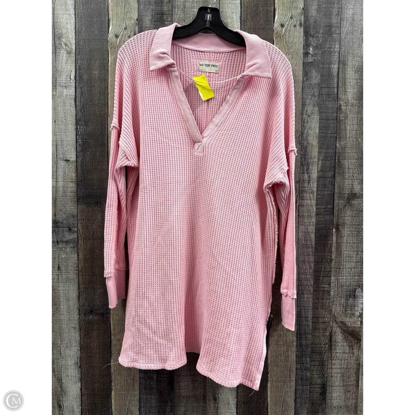 Top Long Sleeve By We The Free In Pink, Size: Xs