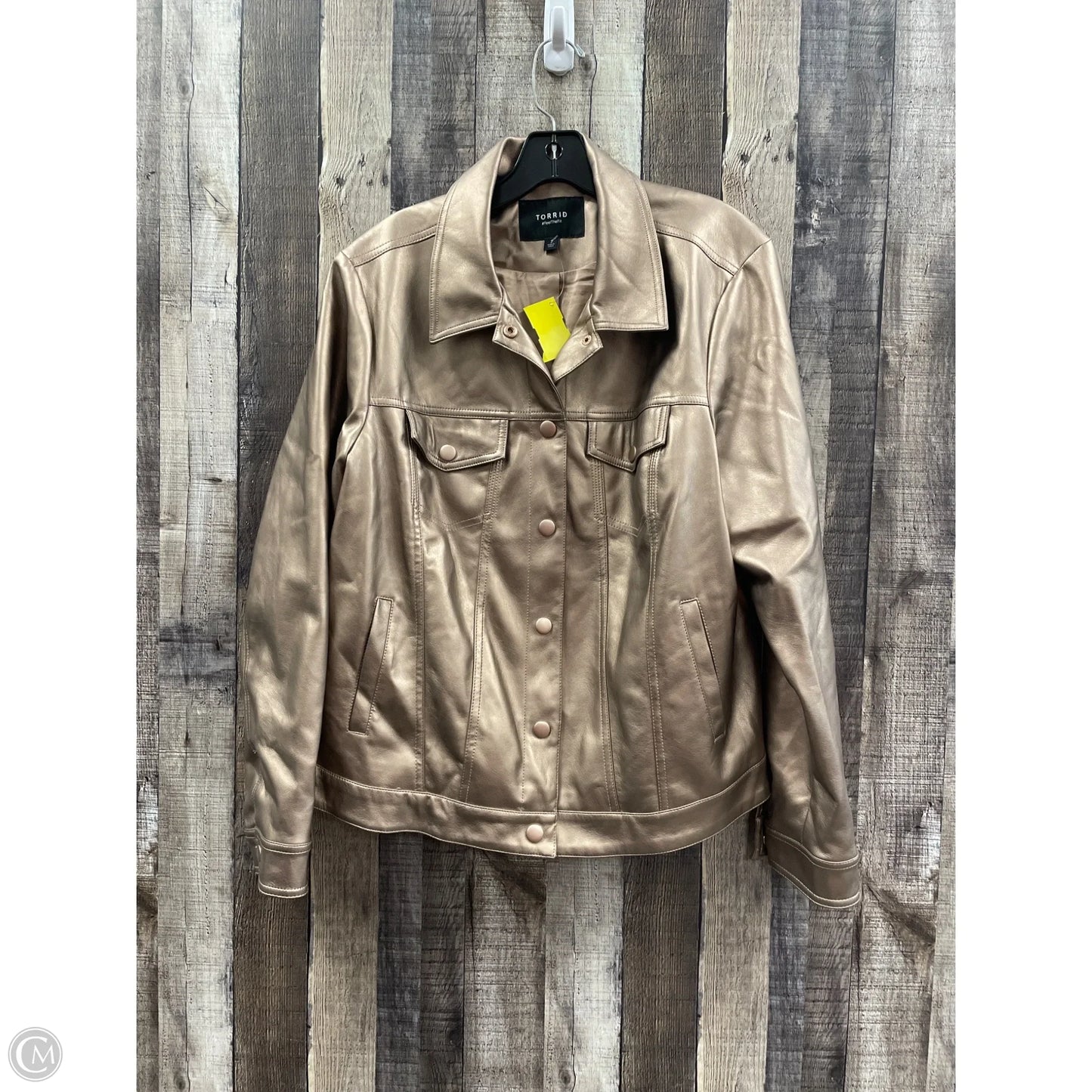 Jacket Other By Torrid In Bronze, Size: 2x