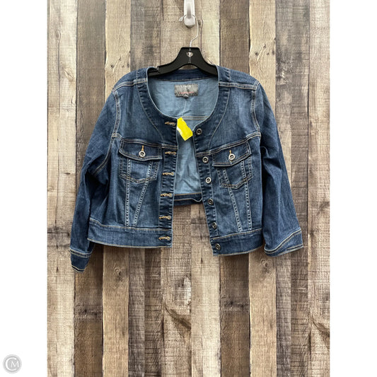 Jacket Denim By Torrid In Blue Denim, Size: 2x