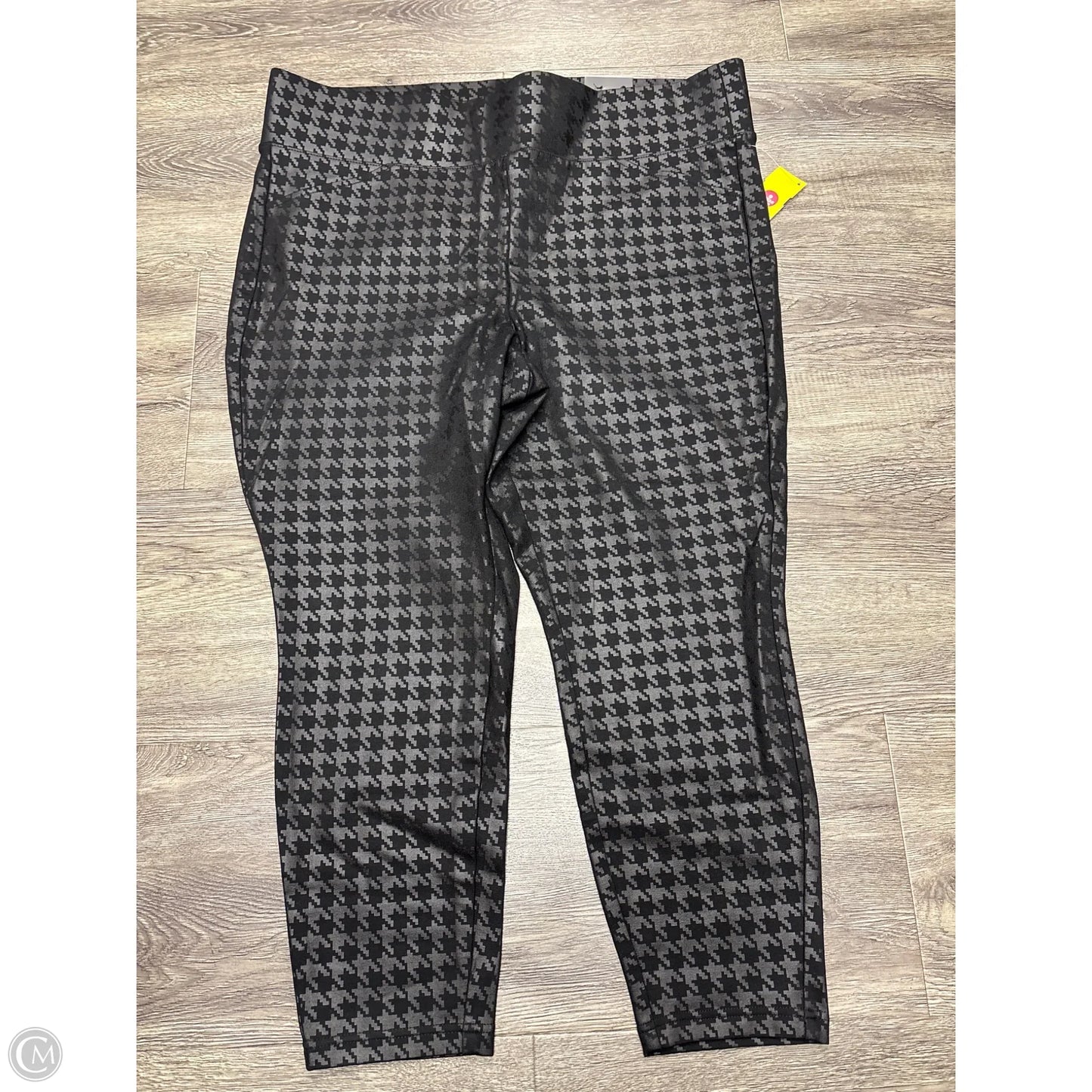 Pants Leggings By Torrid In Black & Grey, Size: 2x